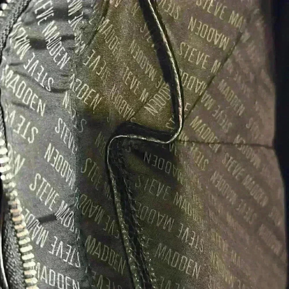 NWT Steve Madden BMarlow Satchel Smoke Black - Picture 8 of 13